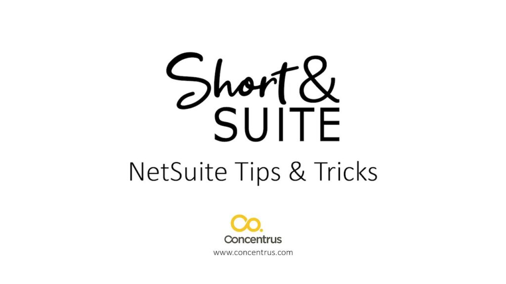Quick Tips for Short & Suite Content Optimization for NetSuite.