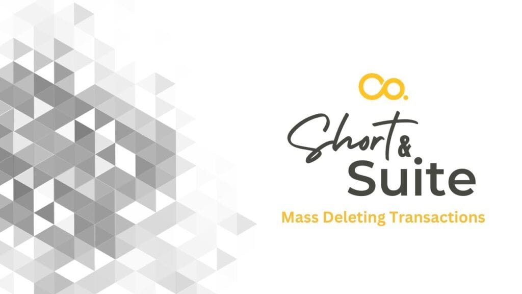 Efficient transaction management with Concentrus Short & Suite for mass deletions.