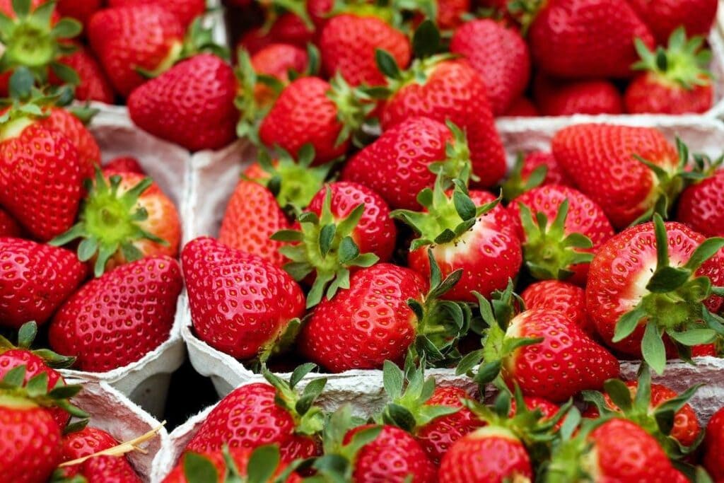 Fresh strawberries for healthy snacking and delicious desserts.