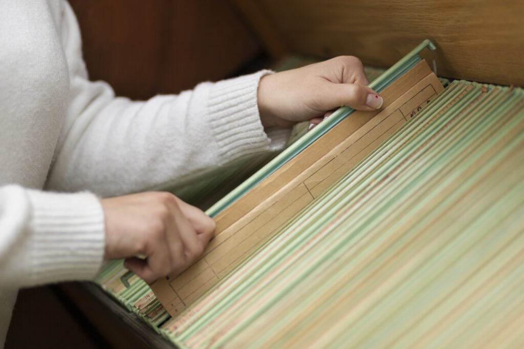 Yellow legal pad pages with lines and margin.