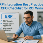ERP integration checklist for CFOs to maximize ROI and improve business outcomes.