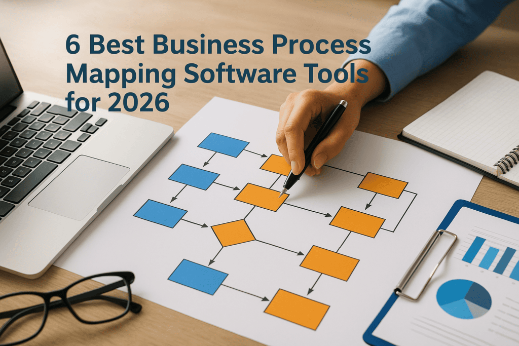 Business process mapping software tools for efficient workflow management.