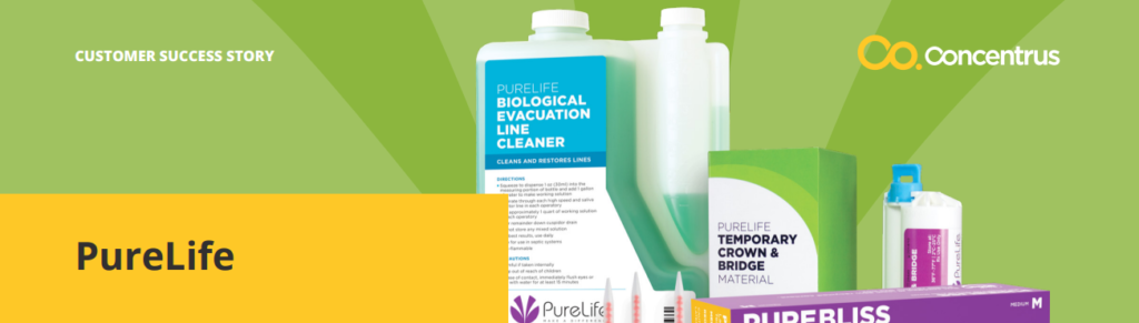 Purelife biological dental supplies manufacturer and distributor header image